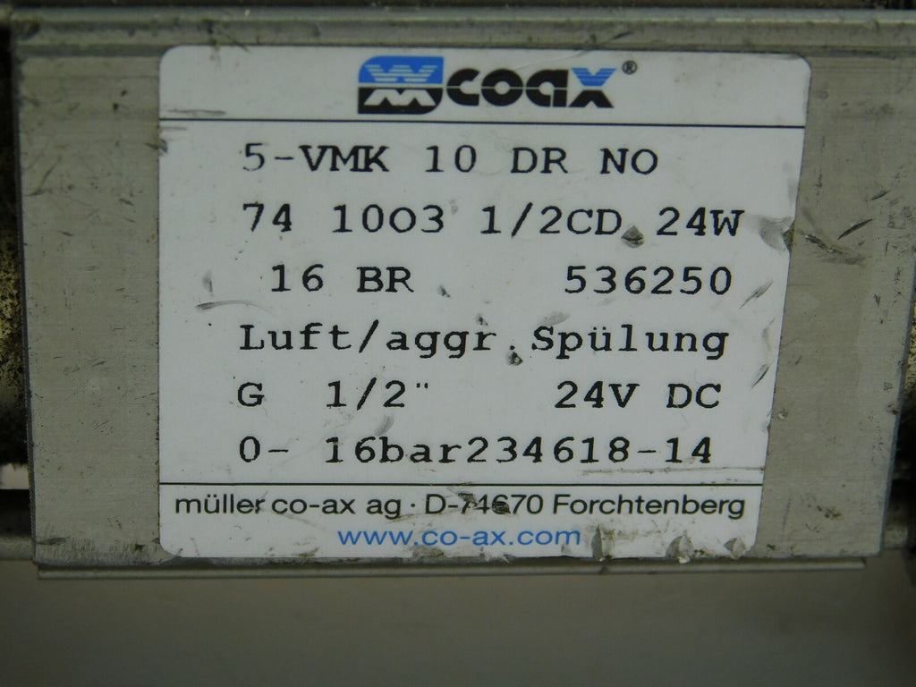 Müller Coax 5-VMK 10 DR NO 74 10O3 + MD 510503 S2M