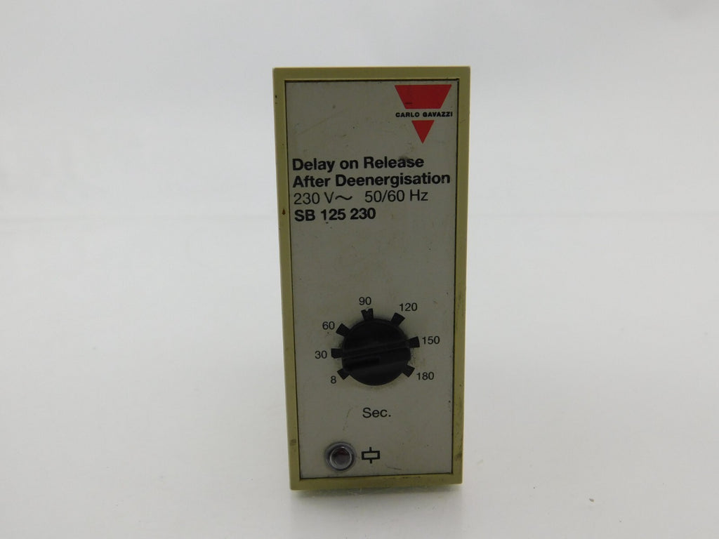 CARLO GAVAZZI SB 125 230 Delay on Release After Deenergisation 230V~ 50/60H