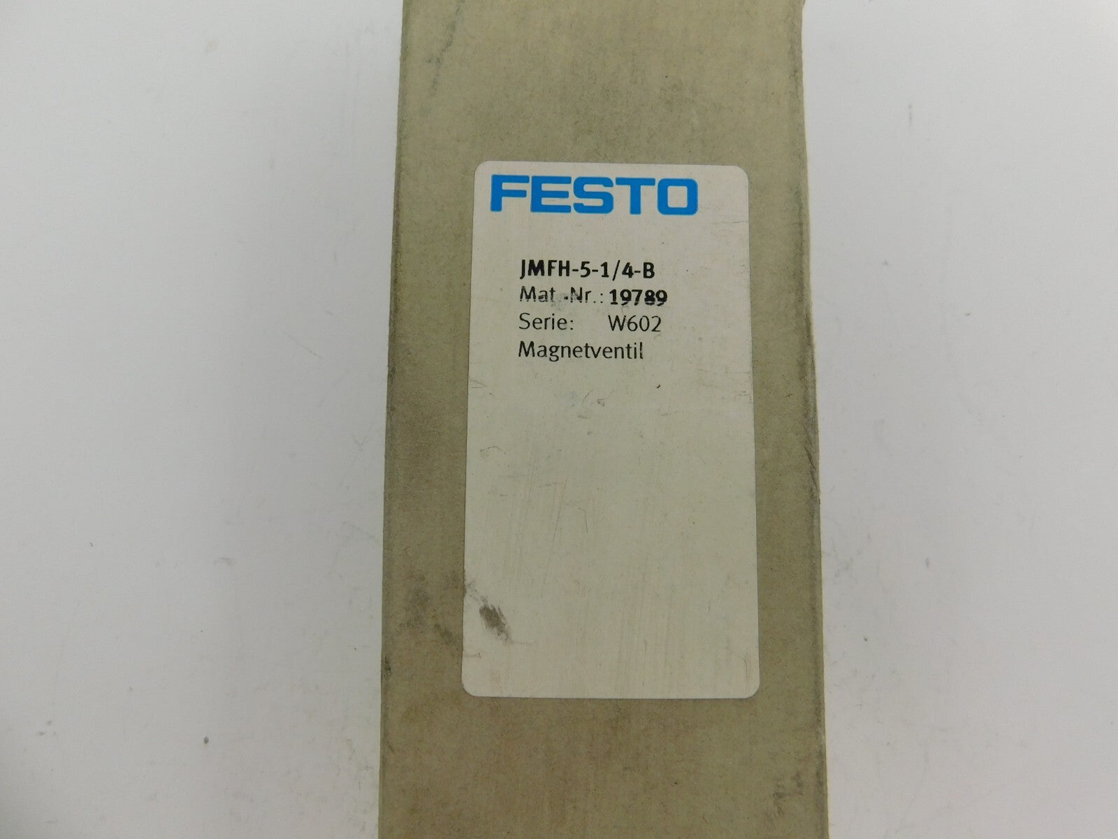 FESTO MAGNETVENTIL JMFH-5-1/4-B MAT:Nr : 19789