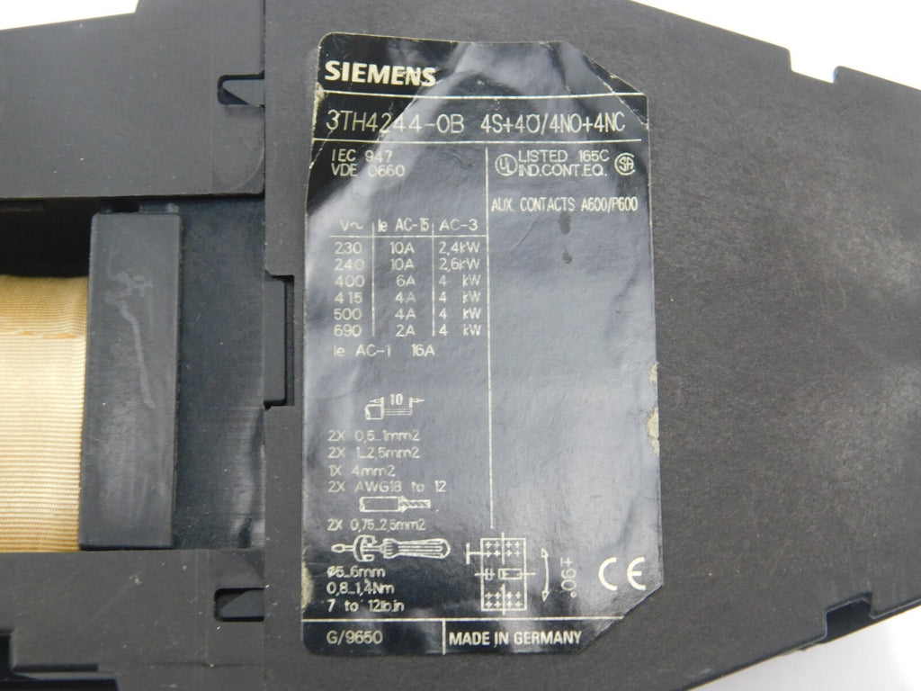SIEMENS 3TH4244-0B ....Gehäuse defekt...