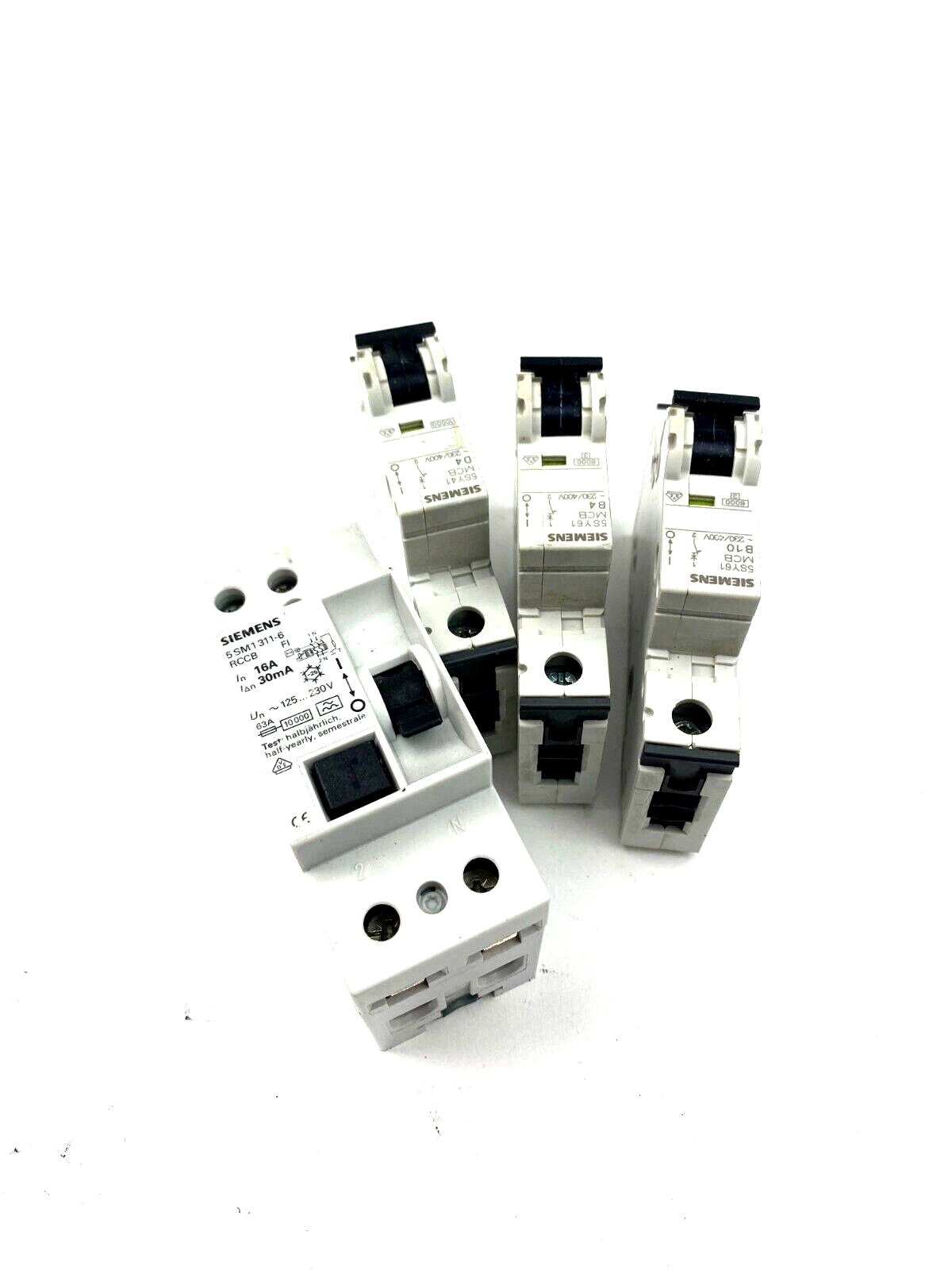 POSTEN..SIEMENS 5 SM1311-6 RCCB 16A+5SY61 MCB B10+5SY61 MCB B4..