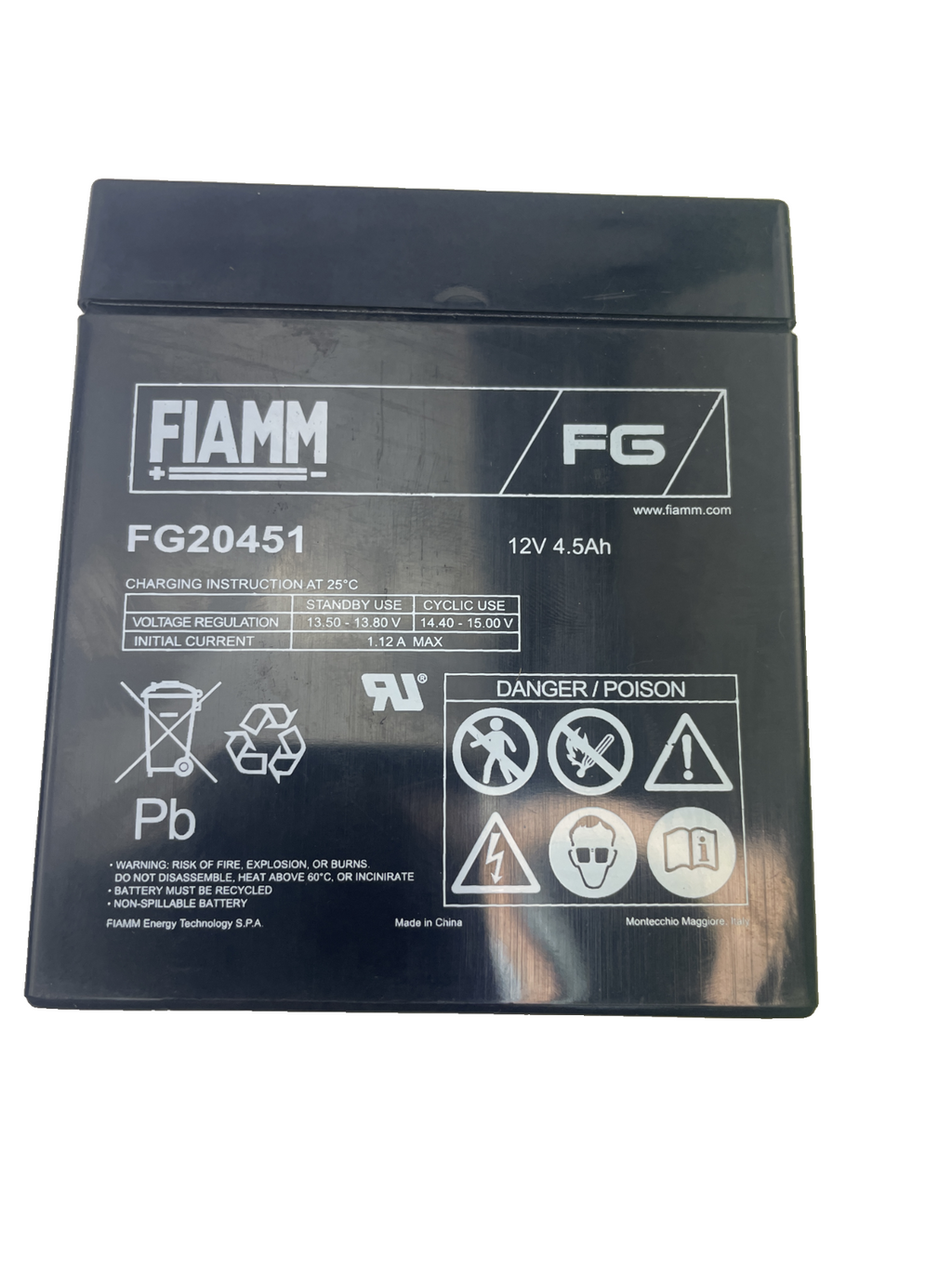 Fiamm FG20451 Bleiakku 12V 4.5Ah