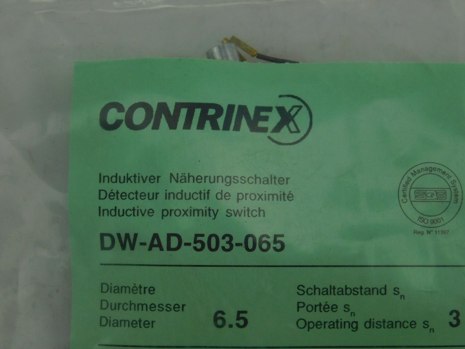CONTRINEX Näherungsschalter DW-AD-503-065