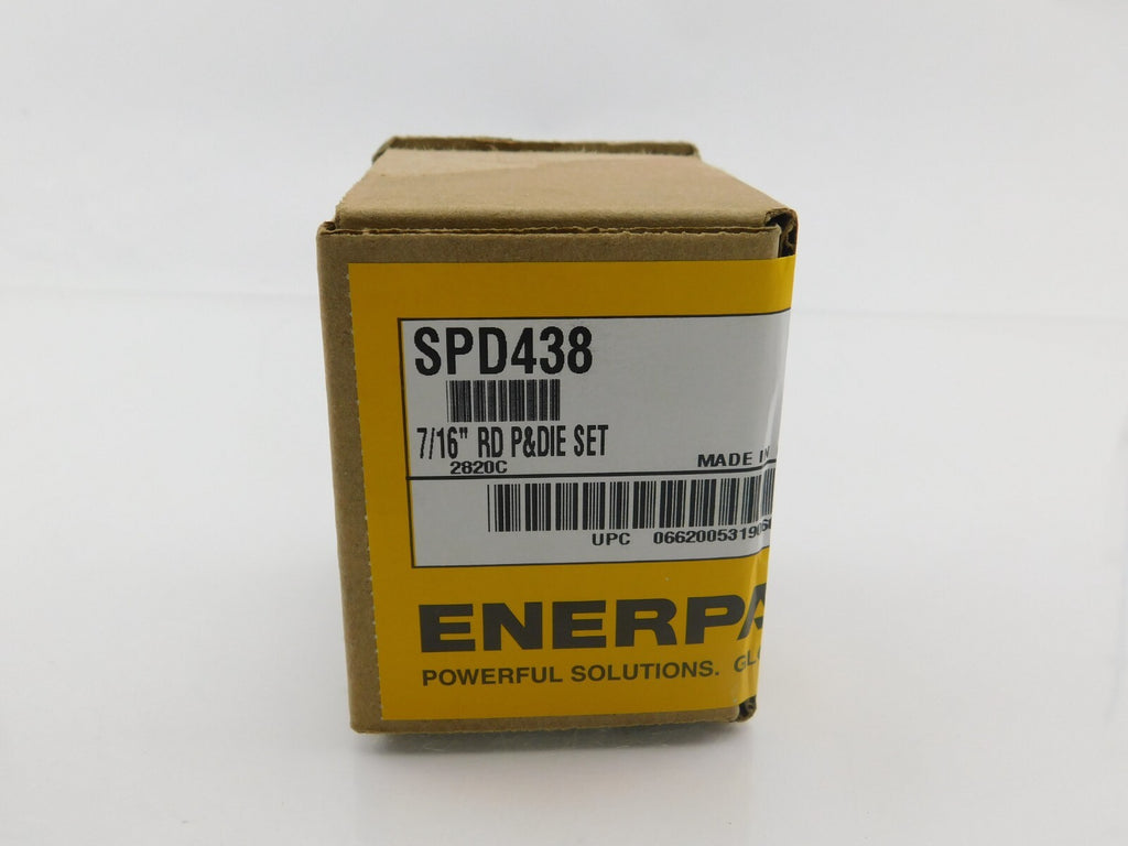 ENERPAC SPD438 7/16 RD P&DIE SET 2820C