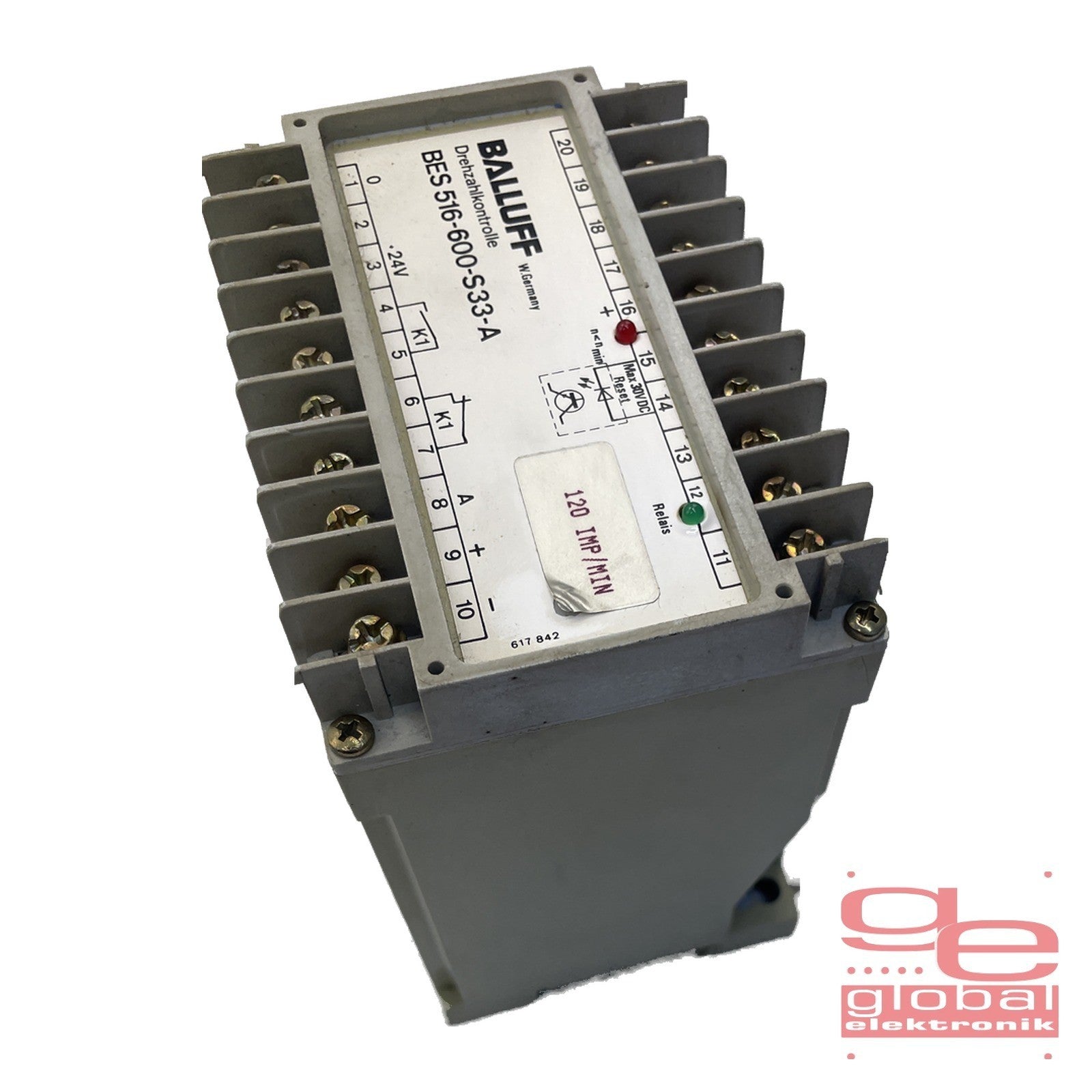 BALLUFF Drehzahlkontrolle  BES 516-600 S-33-A NR: 118506