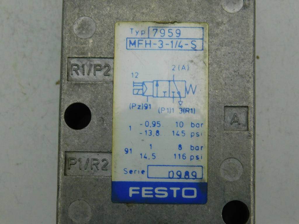 FESTO 7959 MFH-3-1/4-S
