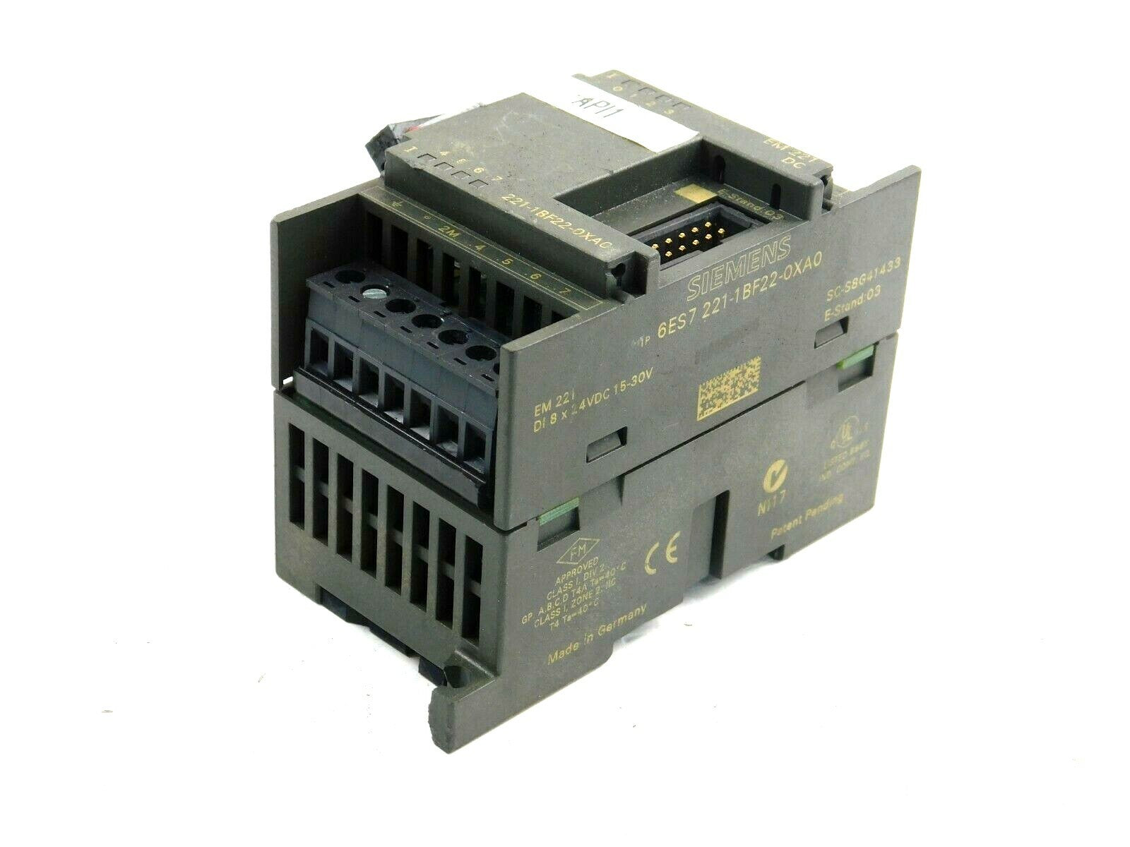 Siemens 6ES7 221-1BF22-0XA0  EM 221 221-1BF22-0XAC  + Sockel
