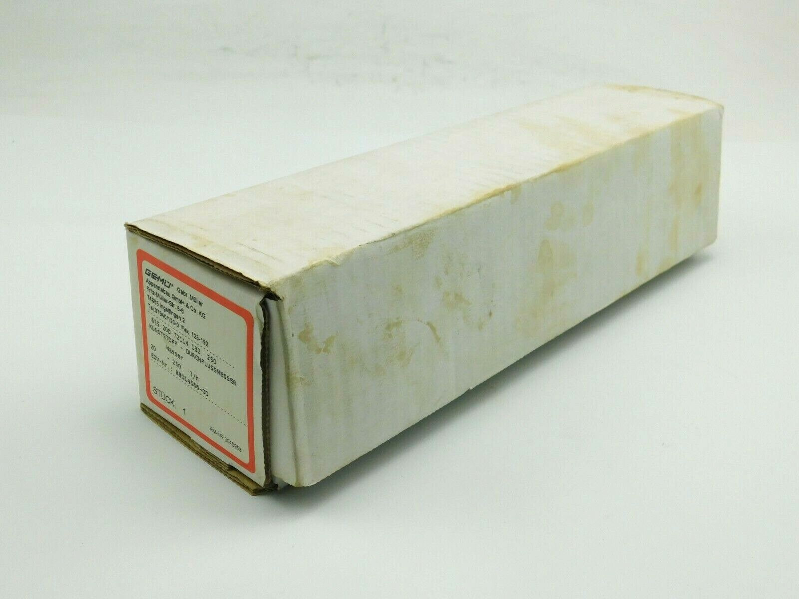 GEMÜ DURCHFLUSSMESSER 855 20D 72114 132 250 880014586-00