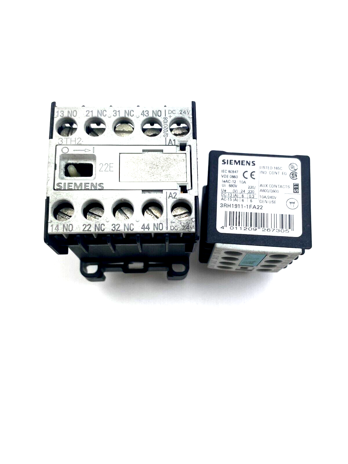 SIEMENS 3TH2 22E+3RH1911-1FA22