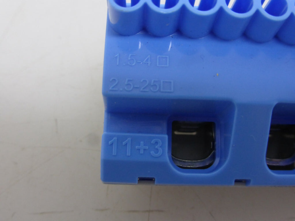 ABB Verteilerstecker Einspeiseblock 11+3 max 63A