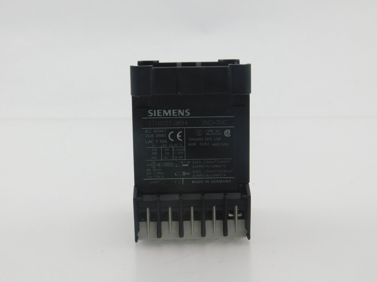 SIEMENS 3TH2022-0BB4 22E