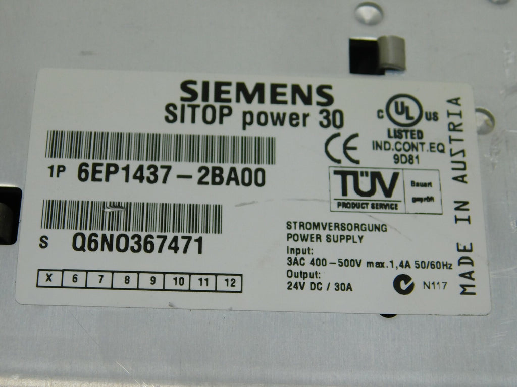 Siemens Sitop Power 30 6EP1437-2BA200