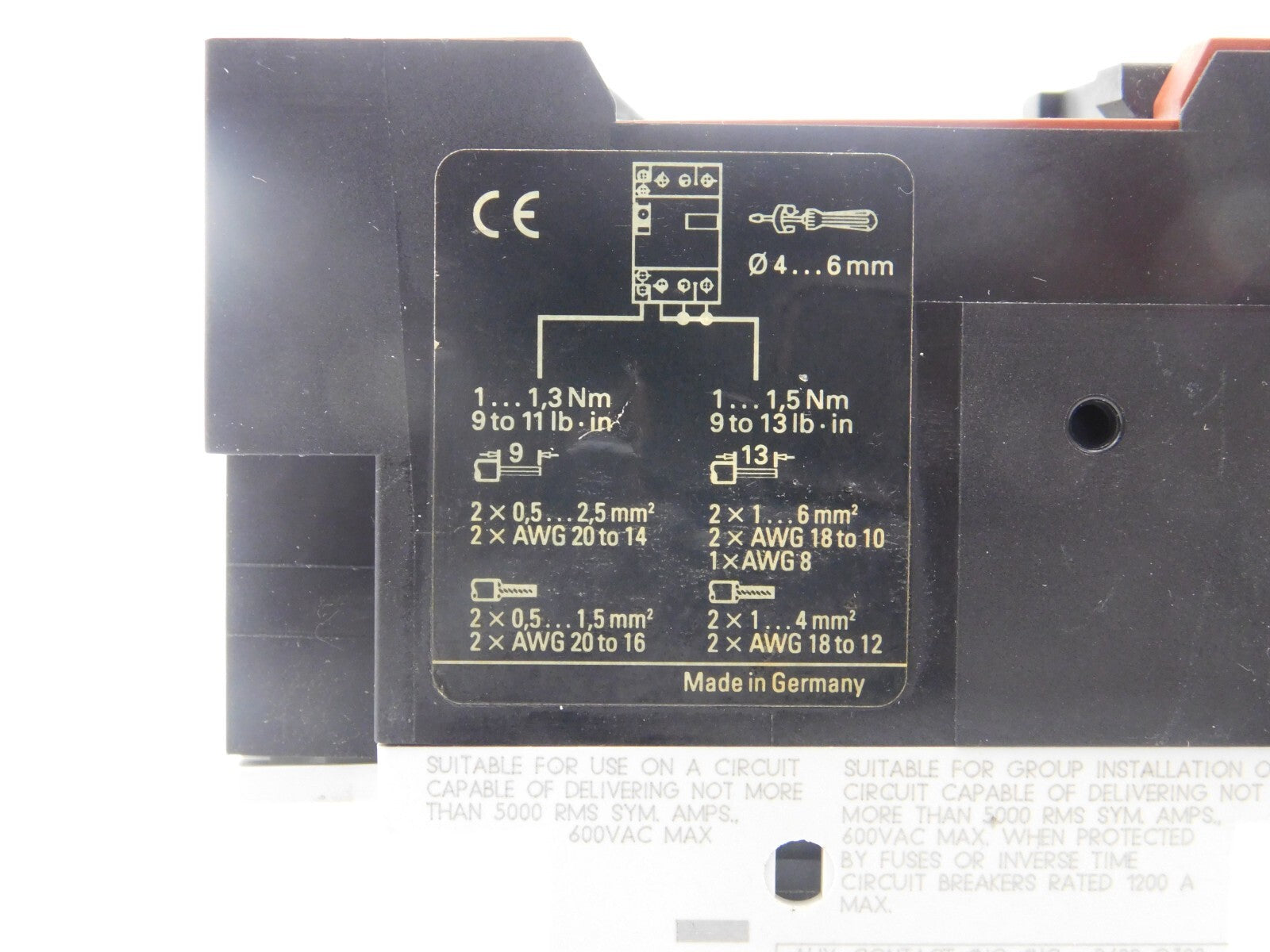 SIEMENS 3VU1300-1NJ00 Q40F