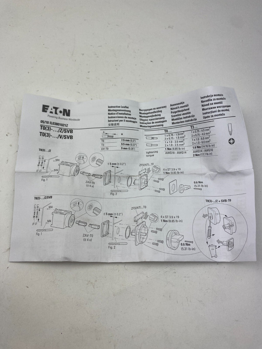 EATON T0-2-8324