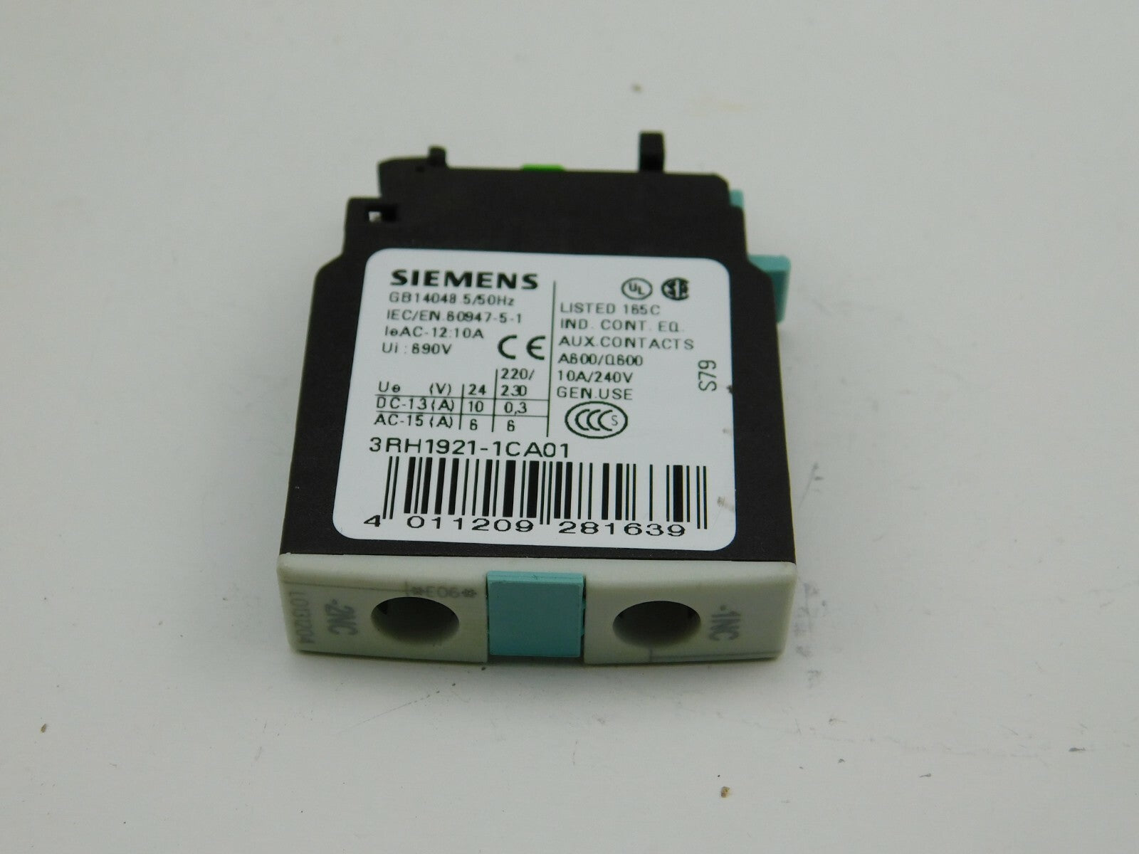 Siemens Hilfsschütze  3RH1921-1CA01 ** 9 Stück **