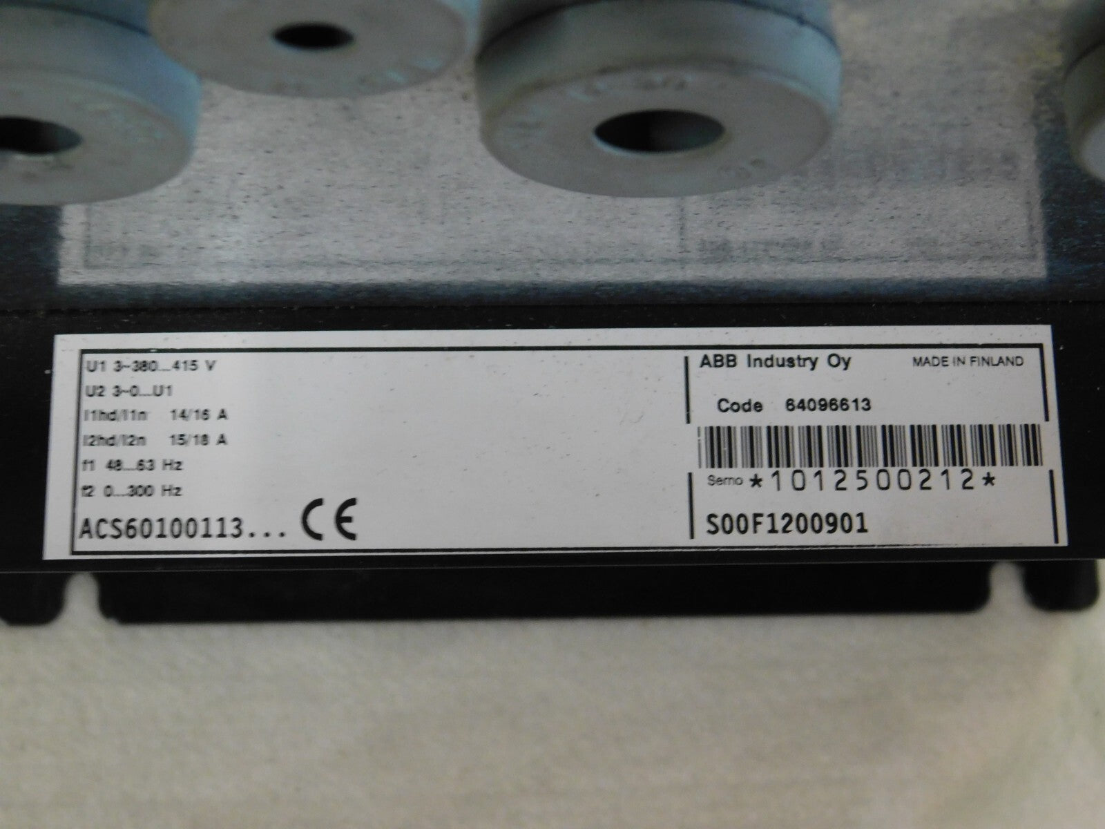 ABB Industry OY ACS60100113 CS 600