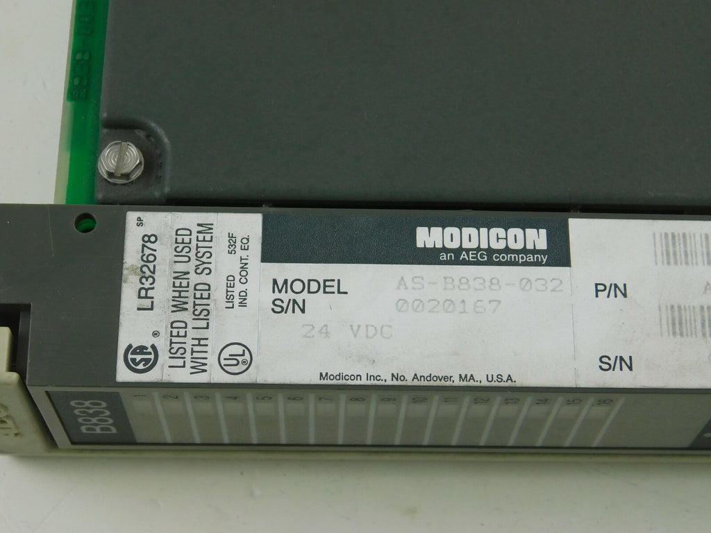 AEG Modicon  AS-B838-032  Output 24VDC