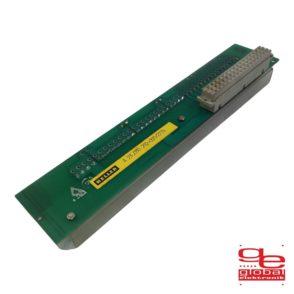 *Posten* HELLER Platine A 23.030 292-000/2774 mit Relaiskarte & Klemmenblock Set
