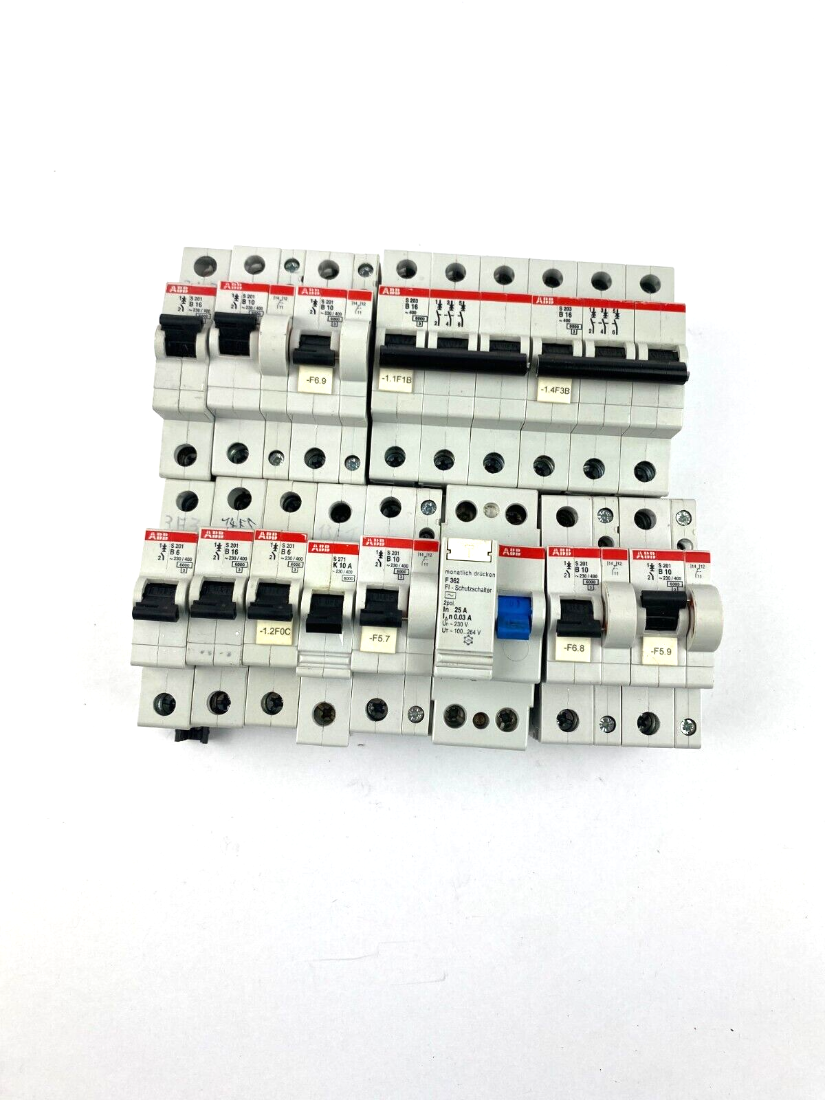 POSTEN..ABB S 201 B6+S 201 B16+S 271 K 10A+S 201 B10+F 362 25A+S 203 B16+...