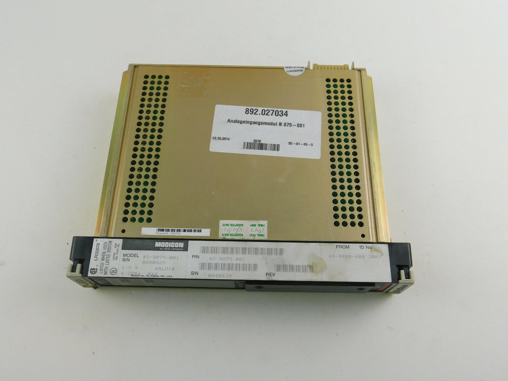 AEG Modicon  AS-B875-001  Analog Input
