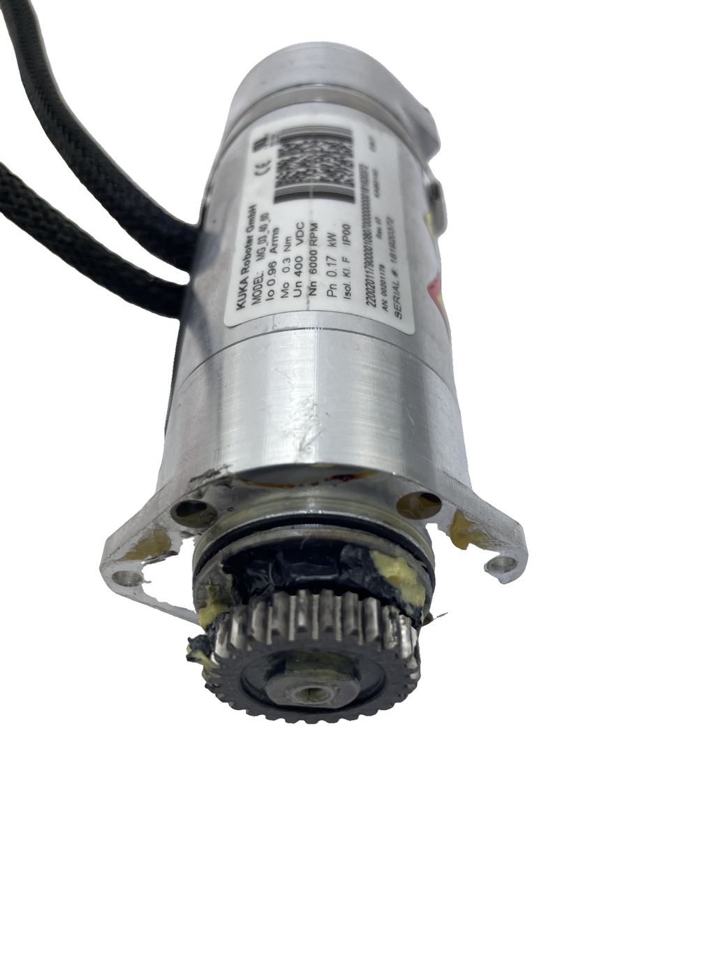 Kuka MG_03_40_60 Servomotor 0.17 kW 6000 rpm (AN: 00201179)