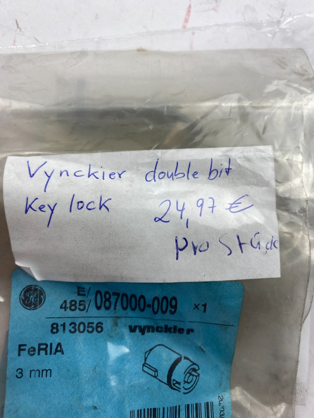 General Electric 813056 vynckier 3mm Double BiT