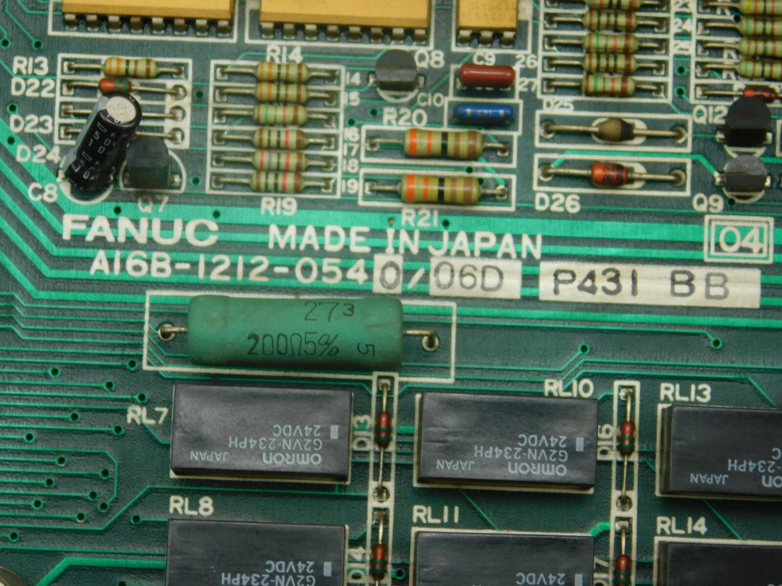 FANUC A16B-1212-054 0/06D ** Gehäuse Defekt **