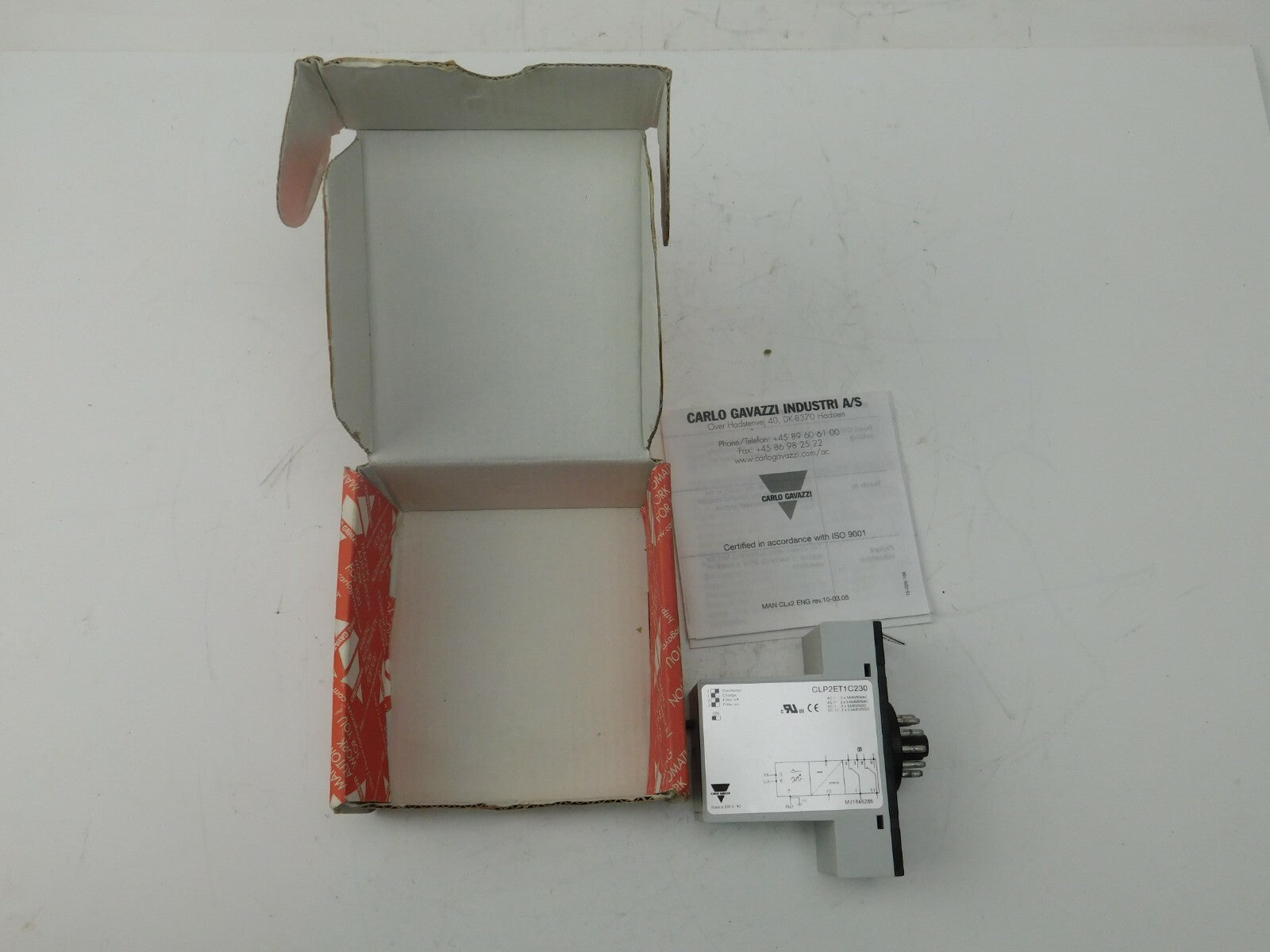 CARLO GAVAZZI CLP2ET1C230 SUPPLY 230 VAC