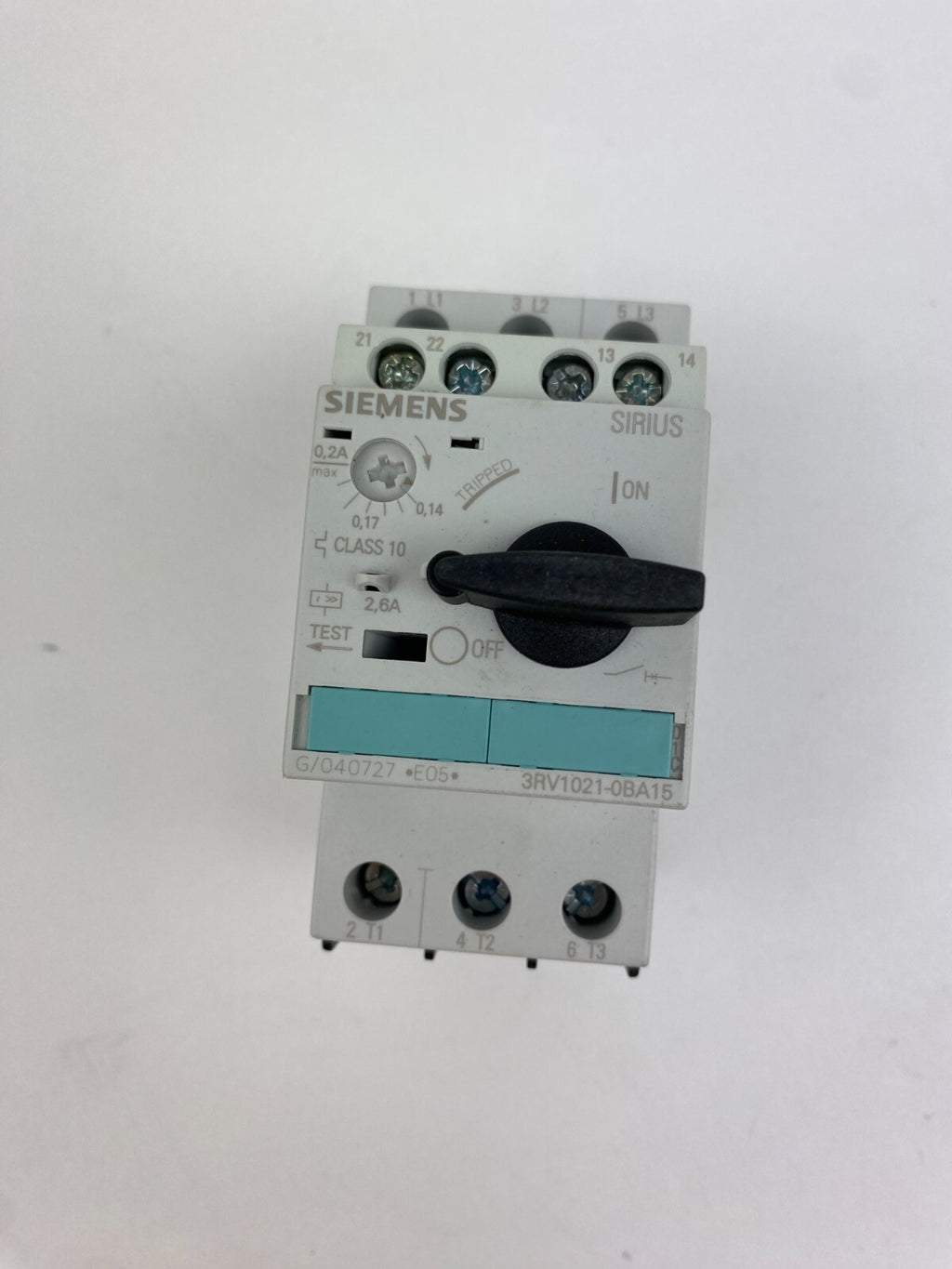 SIEMENS SIRIUS 3RV1021-0BA15 0,2A