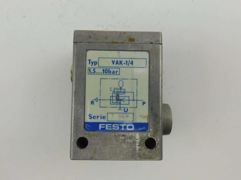 FESTO Vakuumsaugdüse VAK-1/4 1,5.....10 bar