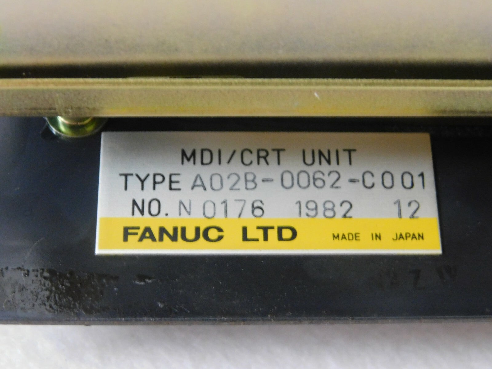Fanuc LTD Bedienelement A02B-0062-C001 + Bedienteil