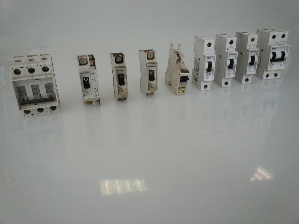 Posten Siemens Leitungsschutzschalter 5TE7 63A; 5SN7 G10A; 5SN1 G4A;...