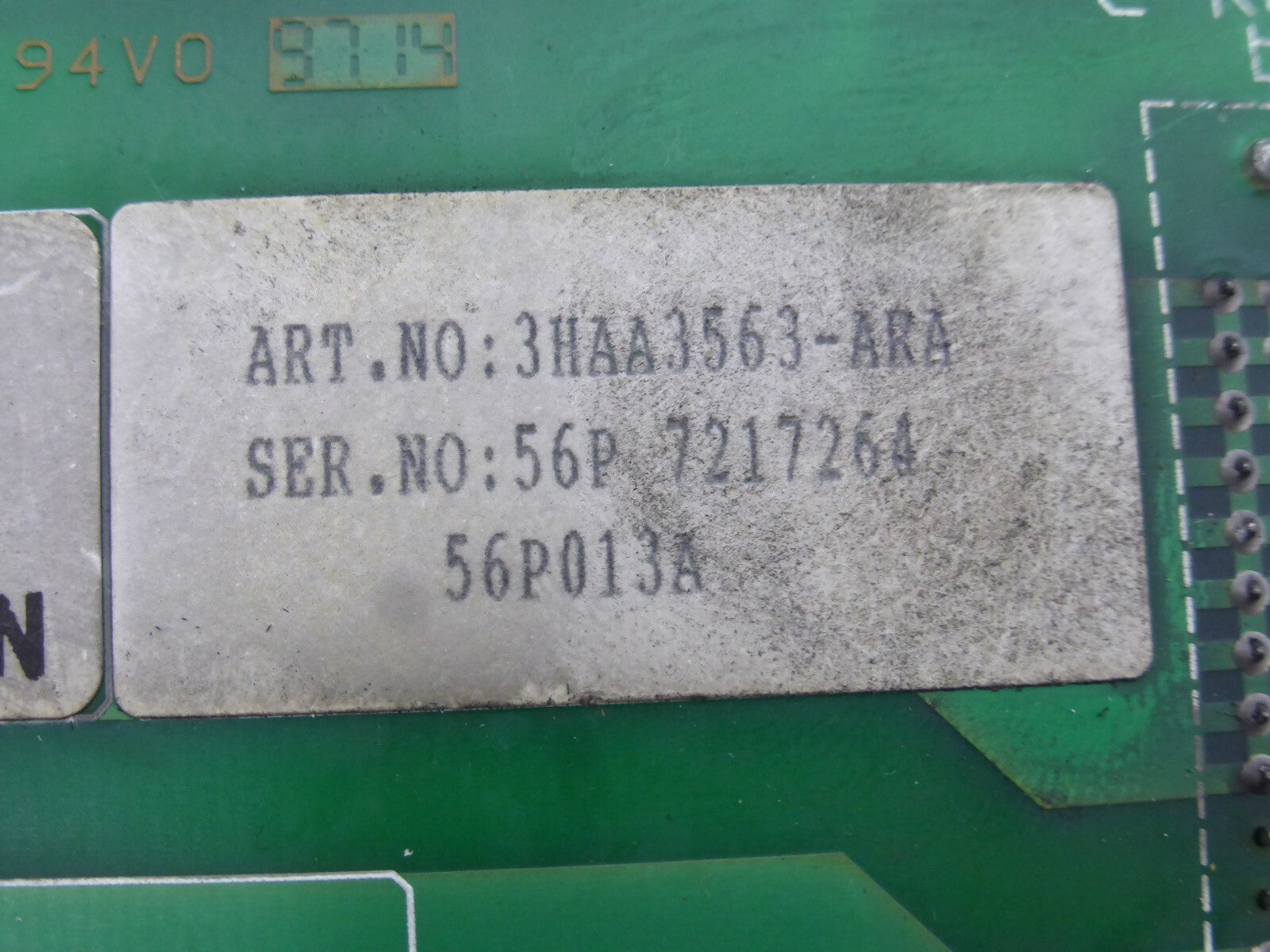 ABB Backplane 3HAA3563-ARA