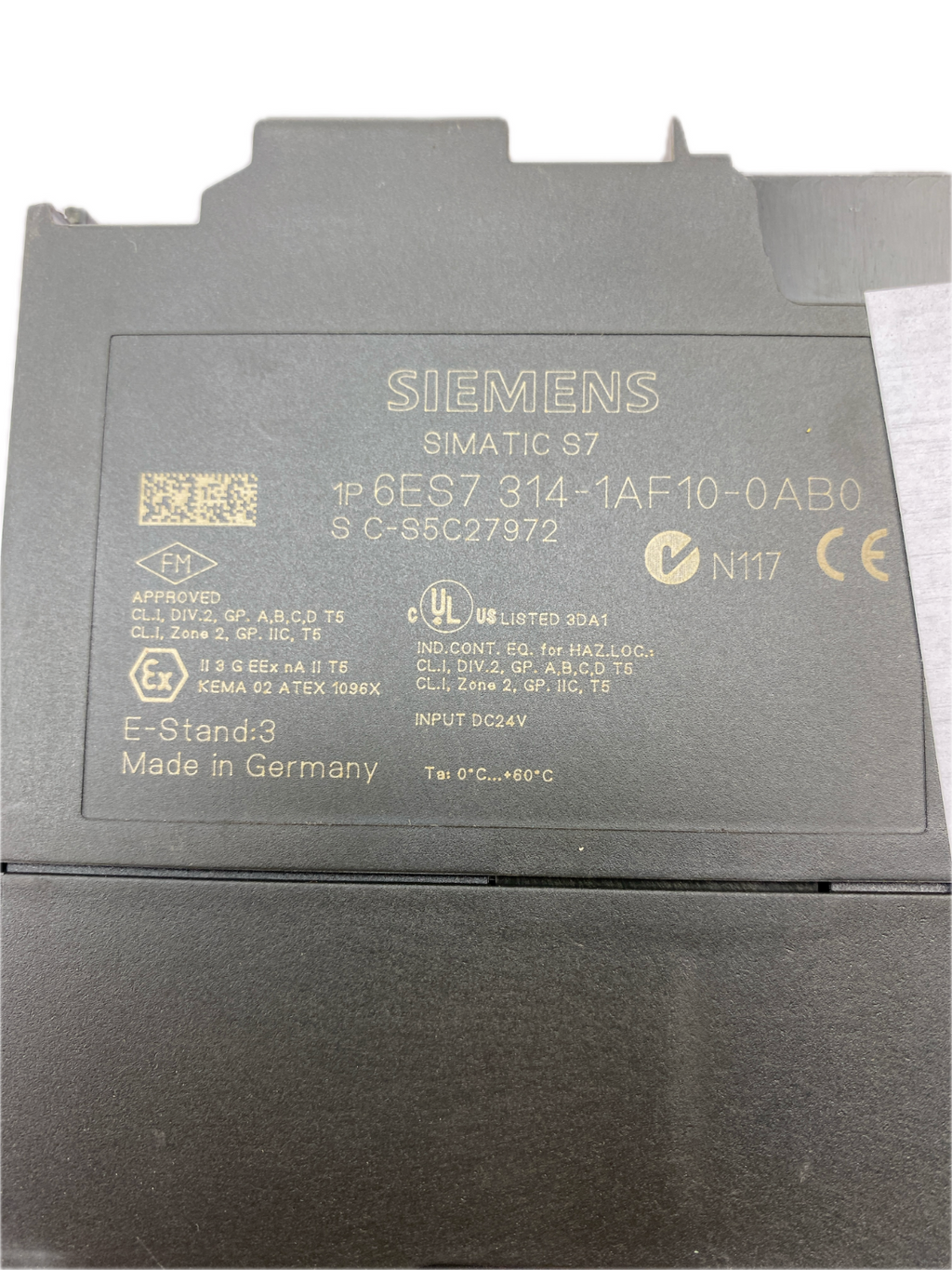 SIEMENS CPU314 SIMATIC S7 6ES7 314-1AF10-0AB0 ... Defekt