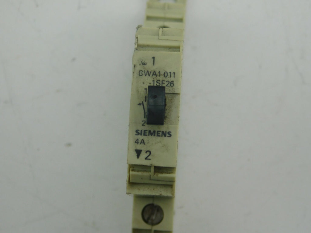 SIEMENS Schutzschalterklemme  8WA-SF ~250V 8WA1-011 -1SF26 ** 5 Stück **