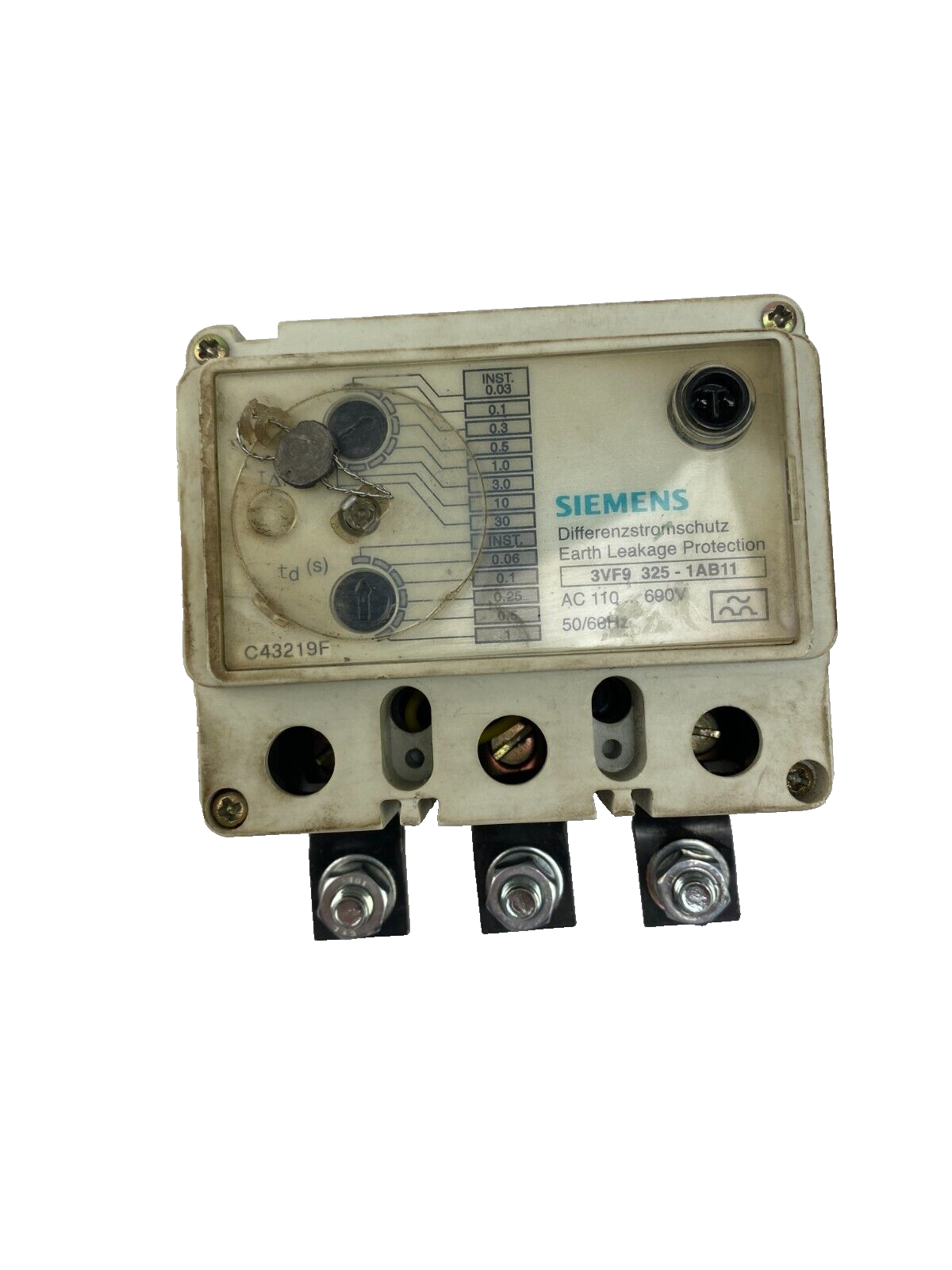 SIEMENS 3VF9 325-1AB11 AC 110..690V 50/60Hz