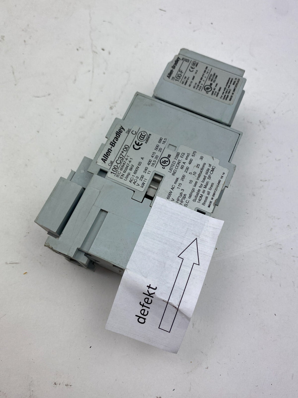 ALLEN-BRADLEY 100-C37*00+100-F...defekt
