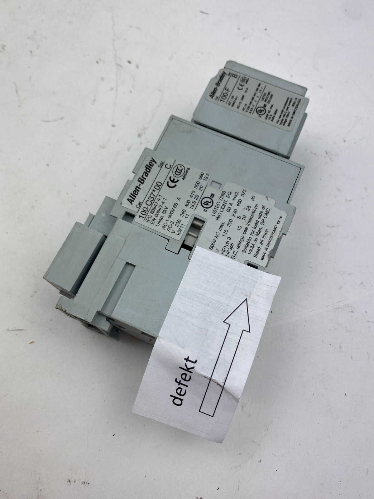ALLEN-BRADLEY 100-C37*00+100-F...defekt