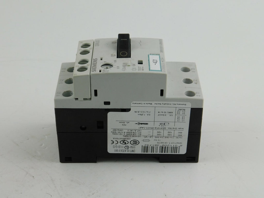 Siemens Sirius 3RV1011-0HA15  ** 2 Stück **
