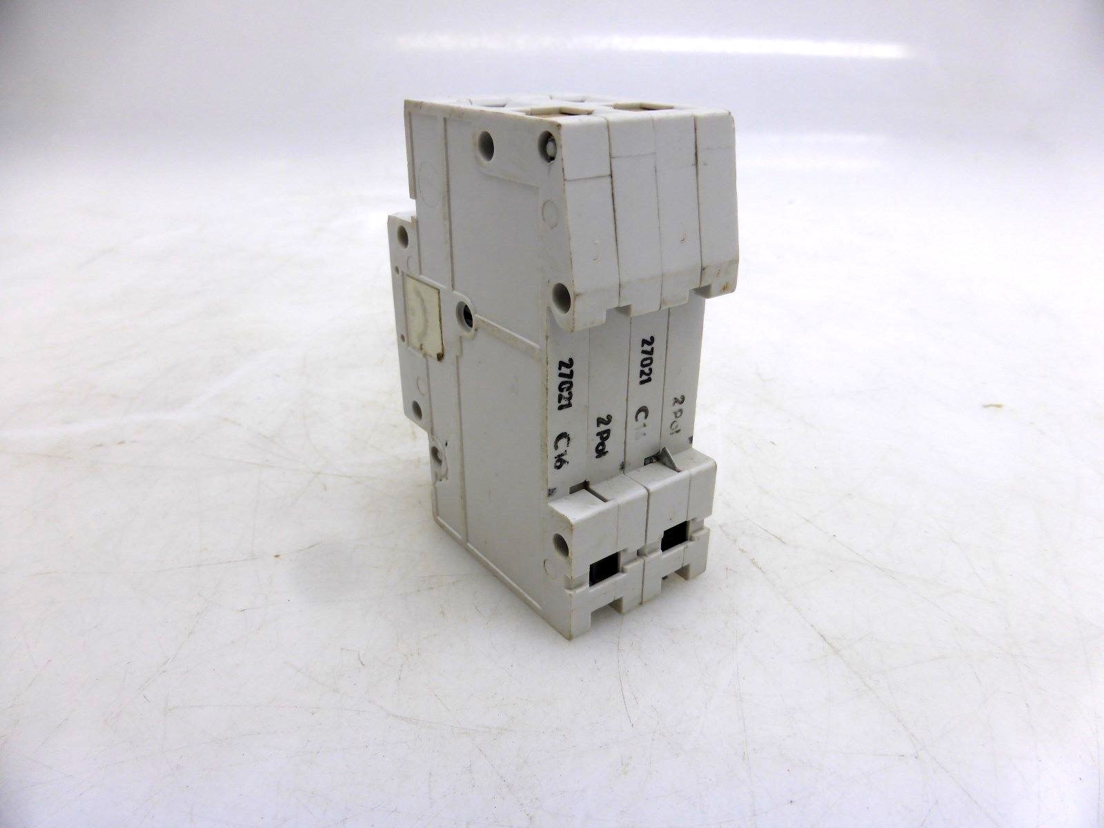 Siemens 5SX22 C16 Leitungsschutzschalter 2-polig ~400V