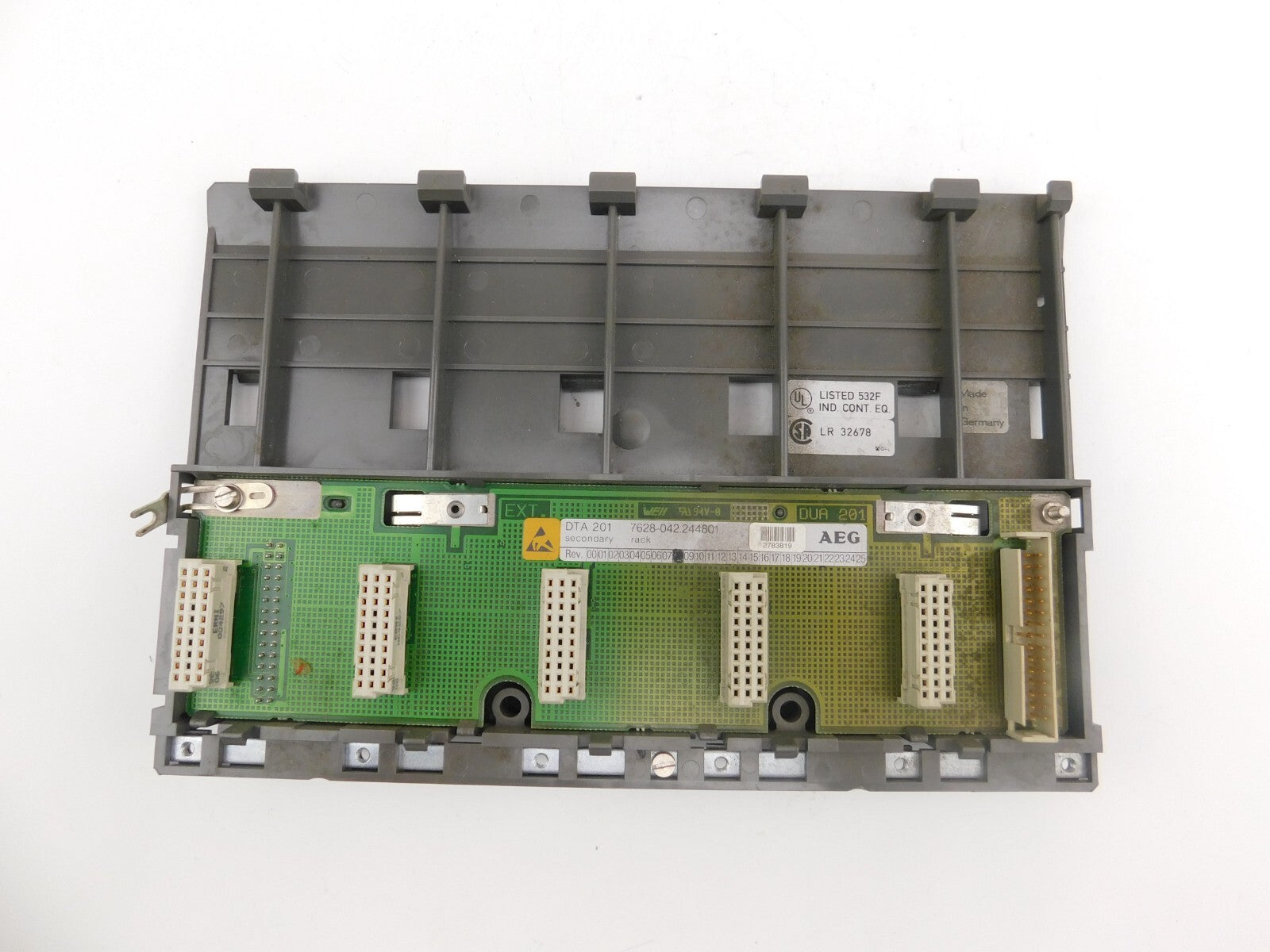 AEG Secondary Subrack DTA 201 7628-042.244 801 5 Slots
