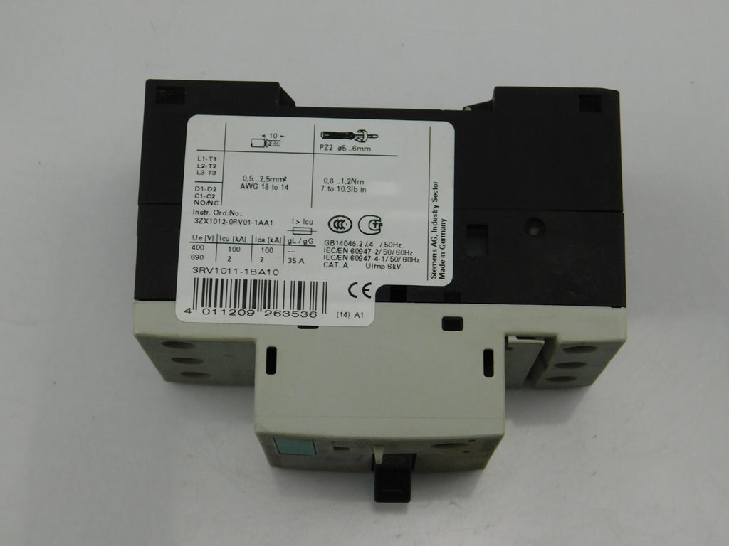 SIEMENS SIRIUS Motorabschalter 3RV1011-1BA10