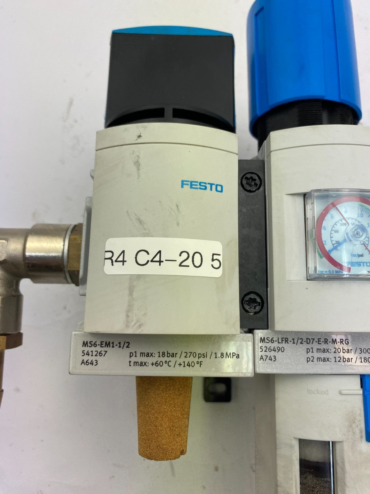 FESTO MS6-SV-1/2-E-10V24-SO-AD1 Wartungseinheit