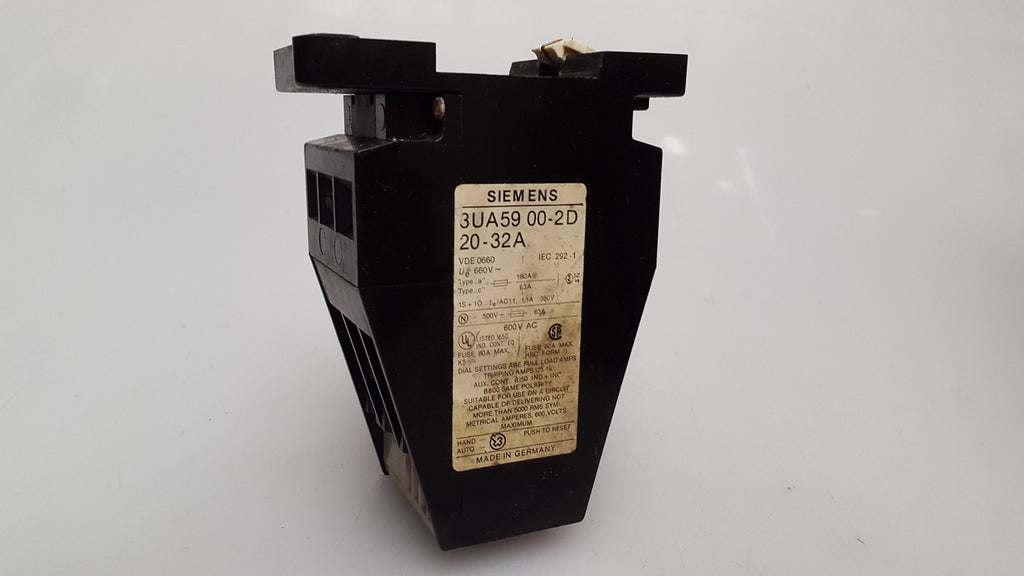 Siemens Überlastrelais 3UA59 00-2D 20-32A