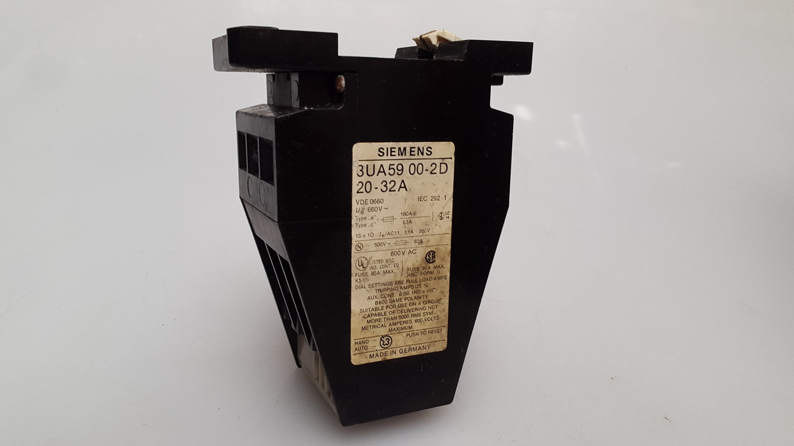 Siemens Überlastrelais 3UA59 00-2D 20-32A