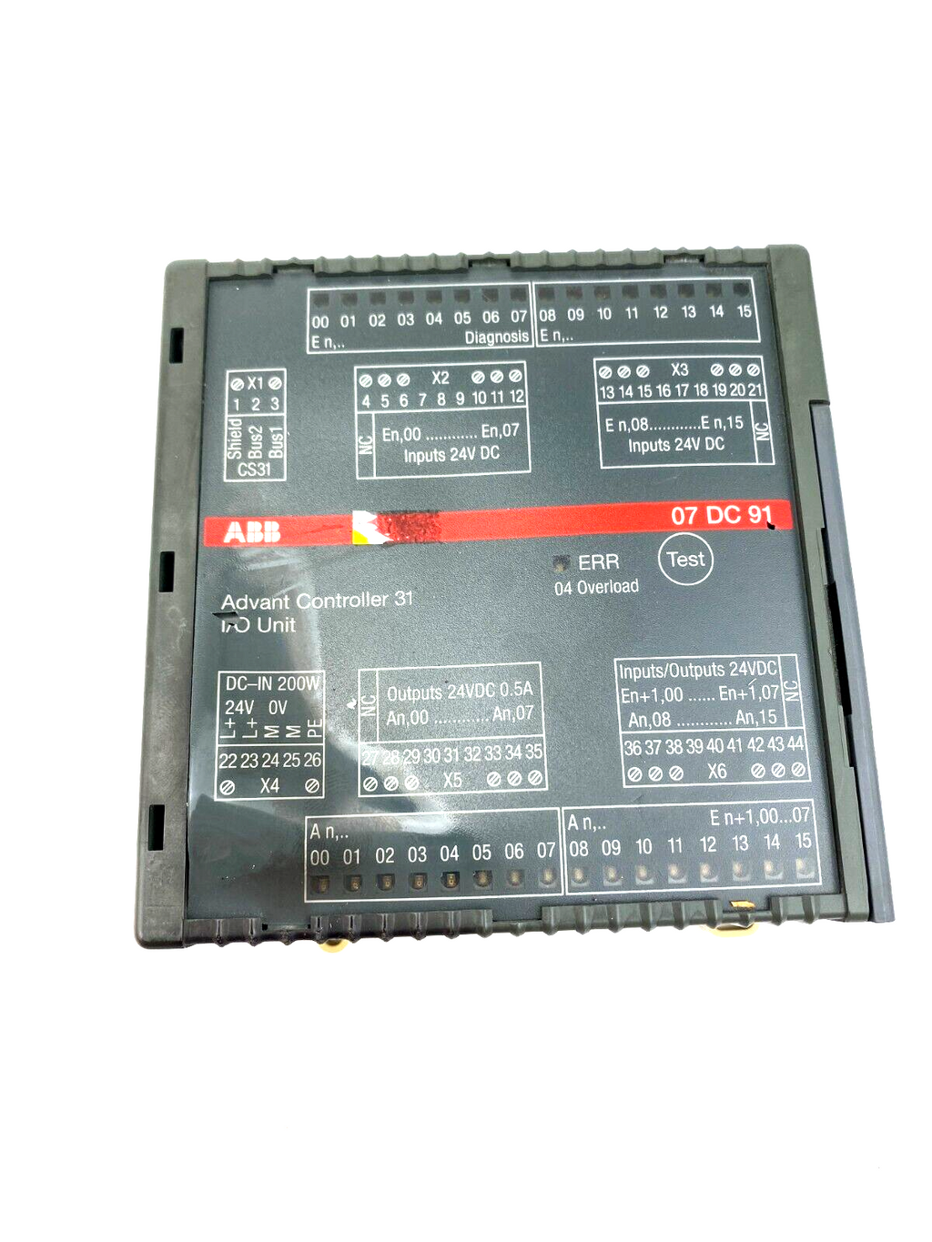 ABB 07DC91 ERR 04Ovwerload Advant Controller 31