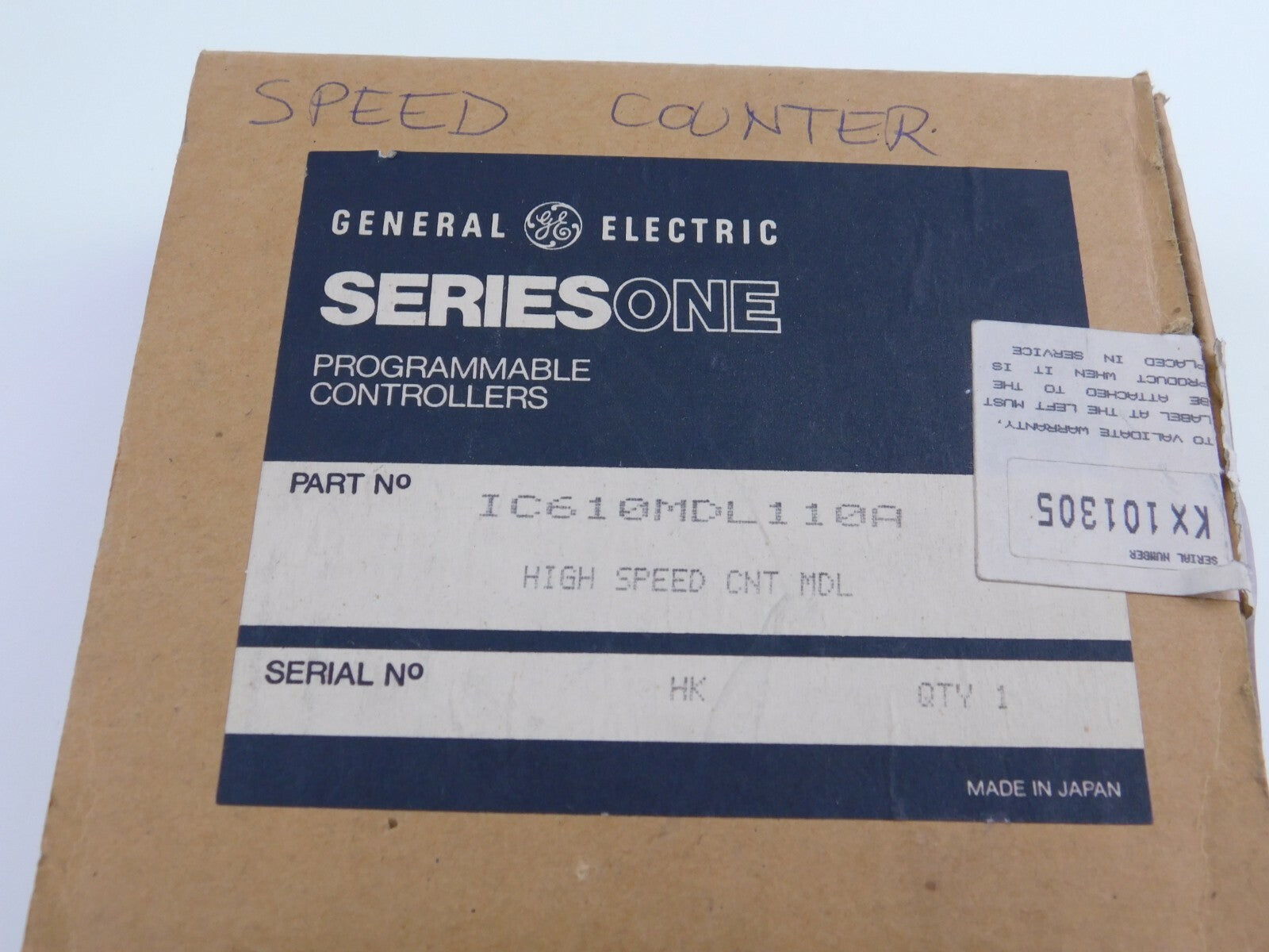GE FANUC  IC610MDL110A  HIGH SPEED COUNTER