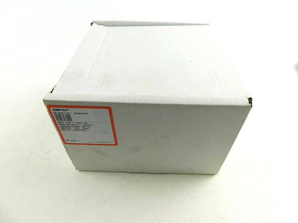 Gemü Membranventil R677 20D 7 1140 ED manuell PVC EPDM
