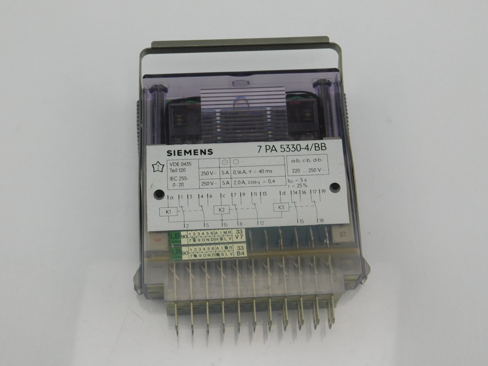 SIEMENS 7PA 5330-4/BB 220...250V-