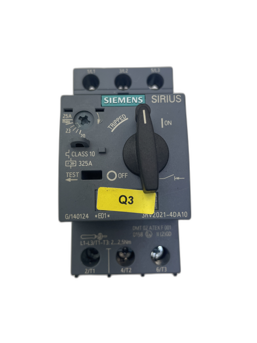 Siemens Sirius 3RV2021-4DA10 Leistungsschalter / Motorschutzschalter 18-25 A